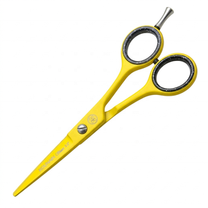 Ciseaux de salon professionnels Kounain rose, personnalisés, en acier inoxydable ultra-affûté, pour droitiers, ciseaux de barbier pour la coupe de cheveux et la beauté - Product Image 1