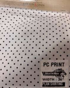 PC Print 36 Poly Cotton Fabric Premium Printed Shirting Material for Men & Women Export - Product Image 1