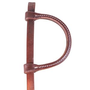 Hermann Chêne Huilé Western Style Cheval Headstall Joue Courte Roulée Une Conception D'oreille - Product Image 2