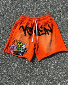 Pantalones cortos de hombre personalizados de alta calidad 100% algodón polar serigrafía con parche bordado pantalones cortos - Product Image 4