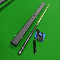 Queue de billard chinoise de haute qualité 10 mm à pointe fendue, modèle Ares, pour snooker et billard à neuf boules, avec sac de transport