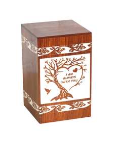 Boîte d'urne en bois faite à la main pour la crémation de cendres adultes pour les urnes décoratives masculines et féminines urnes funéraires - Product Image 2