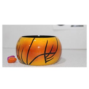 กำไลข้อมือไม้สีเหลืองกำไลข้อมือไม้ลายเสือแฟชั่นใหม่ดีไซน์ทันสมัยสำหรับผู้หญิง - Product Image 1