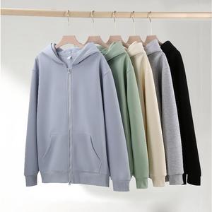 Fabricant de sweats à capuche personnalisés, sweat-shirt à fermeture éclair en coton pur 420g, poids lourd, unisexe, sweat-shirt personnalisé pour homme, luxe pour femme - Product Image 4