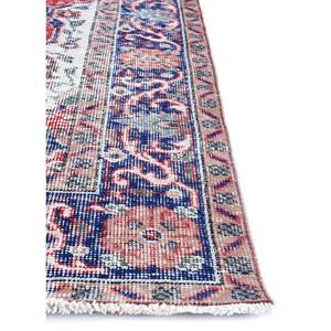 Alfombra de Lana Anudada a Mano de Gran Tamaño, Diseño de Medallón Rojo y Naranja, para Sala de Estar, Pasillo Rectangular, Modelo Pae-2206 - Product Image 4