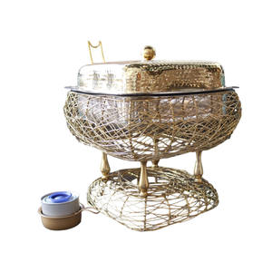 3 Liter Chafing Dish <b>Food</b> Warmer Handmade Tabletop Top Hotel & Restaurant Supplies <b>for</b> Parties - Product Image 4