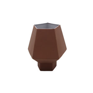 Vase à fleurs en métal pour l'extérieur et l'intérieur Vases à fleurs décoratifs en métal de grande taille finition dorée moderne de luxe fait à la main - Product Image 2