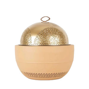 Cazuela de acero recubierta de oro de Venta caliente con diseño de alambre y tapa perfecta para uso de calentador de alimentos en entornos de catering y buffet - Product Image 3