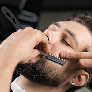 Kit de rasoir droit pour hommes pour le rasage pour les barbiers et les amateurs de rasage - Product Image 5