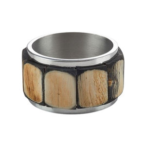 Top produit corne rond de serviette décor naturel Buffalo porte-serviettes Table serviette conception porte-tissu nouveau Design 2025 à la main - Product Image 2