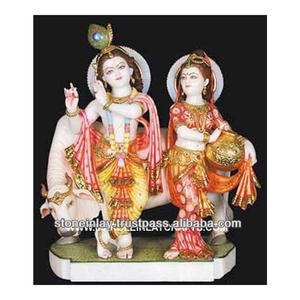 Statue en marbre Radha crishan - Product Image 1