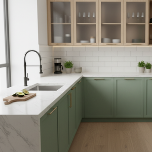 OEM tùy chỉnh sang trọng calacatta trắng đá nhân tạo slab thạch anh đá cẩm thạch Countertop cho nhà bếp Vanity bảng Top tường ốp - Product Image 2