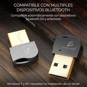 Mini Adaptador USB 3.0 Bluetooth 5.0 para Computadora/PC en Stock - Product Image 6