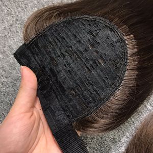 Vente en gros d'extensions de cheveux vierges 100% de haute qualité queue de cheval droite naturelle couleur claire cheveux bruts vietnamiens - Product Image 1