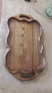 CES PLATEAU IMPRIMÉ EN BOIS MEILLEURE QUALITÉ SCULPTÉE Forme carrée disponible et meilleur échantillon d'artisanat indien Offre Spéciale - Product Image 3