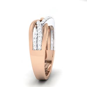 IGI Certified Luxury 14K & 18K Solid Gold Diamond Band <b>Ring</b> for <b>Men</b> Indian Handmade Jewelry - Product Image 4