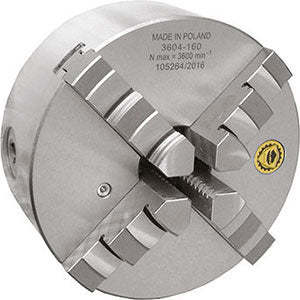 Mandrin pneumatique auto-centrant à 3 mors pour fraiseuse et tour - 1567p, en acier 200, options manuelles et pneumatiques - Product Image 1