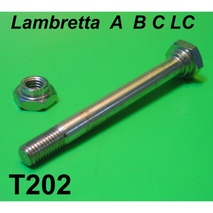 Pasador de soporte + tuerca para Lambretta A + B + C + LC - Product Image 1