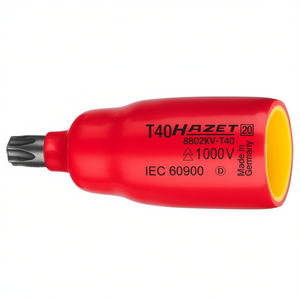 ประแจหกเหลี่ยม Hazet 3/8 นิ้ว แบบ TORX ด้ามสั้น พร้อมฉนวนป้องกันไฟฟ้า 1000V - Product Image 2