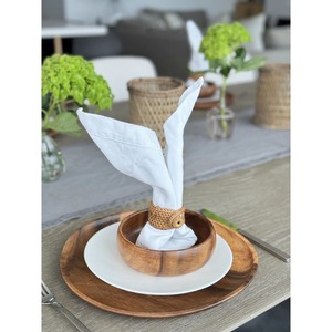 Anneau de serviette en jute élégant et design pour la décoration de table fonctionnelle, la salle à manger, la cuisine et les réceptions familiales, provenant d'Inde - Product Image 6