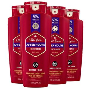 Gel douche rafraîchissant Old Spice pour hommes, 3X Defense, fraîcheur douche 24/7, parfum longue durée, collection rouge Afterhours - Product Image 1