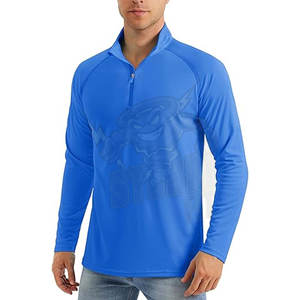 T-shirts de pêche à manches longues pour hommes de qualité supérieure, légers, à séchage rapide, respirants, protection UV, vêtements de sport de plein air - Product Image 1