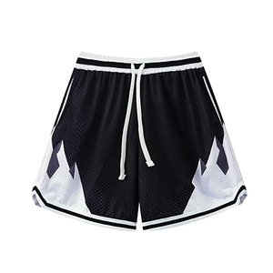 Pantalones Cortos de Baloncesto de Malla con Cintura Elástica, Diseño Personalizado Sublimado, Transpirables, para Adultos, con Talla Personalizada - Product Image 1