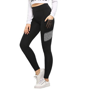 2025 Collection Mid Waist Gym Fitness Leggings Breathable Cotton <b>Bamboo</b> <b>Fiber</b> with Custom Spandex Casual Yoga Pants - Product Image 5