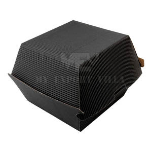 Boîte à hamburger en papier ondulé de qualité supérieure dernière conception boîte à hamburger de taille de couleur personnalisée en gros - Product Image 1