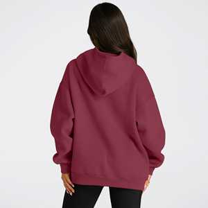 <b>Top</b> Quality <b>Baggy</b> Hoodies <b>For</b> Woman Sport <b>Gym</b> Wear Fleece Drop-Shoulder Plain Breathable Eco-Friendly Oversized Women's Hoodies - Product Image 5