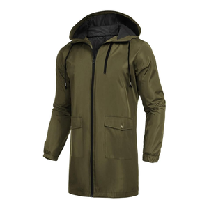 Diseño personalizado de carreras ligeras OEM al aire libre a prueba de viento impermeable chaquetas de lluvia abrigos de lluvia para los hombres - Product Image 2
