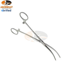 Pinza Hemostática Quirúrgica Safety Point, Pinza Recta Rochester de un Solo Uso, 8 Pulgadas, para Cirugía Veterinaria de Animales, Acero Inoxidable Médico - Product Image 2