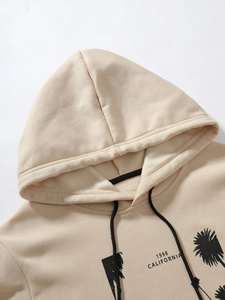 Traje de gimnasio de invierno personalizado para hombre 100% algodón transpirable patrón sólido de talla grande traje deportivo informal estilo callejero - Product Image 3