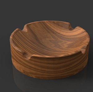 Cendrier en bois de haute qualité, solide, luxueux, minimaliste, carré, plateau extérieur, cendrier rustique fait à la main en Inde - Product Image 5