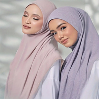 Gorro de Cristal para Mujer, Gorro de Cáñamo, Hiyab Islámico Sólido para Oración, Hiyab Instantáneo para Mujer Musulmana, Doble Mentón, 80*55cm