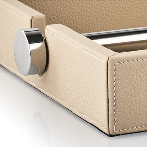 Modern Stainless Steel Napkin Holder Silver Color Metal Design for Kitchen Weddings Hotels-<b>Tabletop</b> <b>Storage</b> Supply - Product Image 5