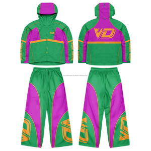 ชุดวอร์มคุณภาพสูงขายดี พร้อมโลโก้สั่งทำ เสื้อฮู้ดกันลมสำหรับวิ่งและเล่นกีฬาสำหรับผู้ชาย - Product Image 1