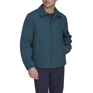 Veste bomber en laine d'hiver à coupe ample en coton lavé personnalisée Unisexe Fermeture éclair Imperméable à l'eau à capuche Style vintage décontracté Vestes - Product Image 5