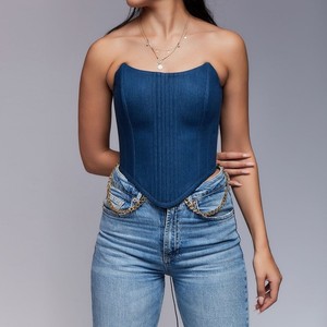 KATBROS INDUSTRY Top Ranking Women <b>Corset</b> New Best Design Premium Quality Breathable Adjustable Zipper Fly Winter Kits Style - Product Image 5