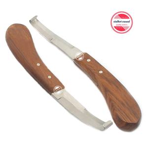 Wooden Handle Hoof Knife Wide Blade Right <b>Hand</b> Farrier Equipment Horse Stainless Steel Blade Animal & Veterinary - Product Image 5