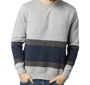 Men's Oversized Casual Pullover <b>Sweatshirt</b> with <b>Long</b> Sleeves Letter Printing & Hip Hop Style Front Logo for Winter - Product Image 1