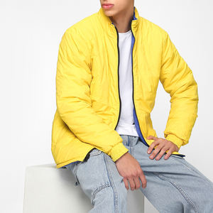 แจ็กเก็ตขนปลาปักเป้าทำจากไนลอนสำหรับผู้ชายเสื้อฮู้ดแบบมีซิปให้ความอบอุ่นใช้ในฤดูหนาวโลโก้ได้ตามต้องการ - Product Image 2