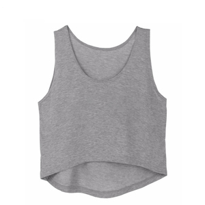 Camiseta sin mangas corta de talla grande personalizada para mujer, camiseta de Jersey ecológica transpirable suave, cuello sin mangas, ropa de verano informal ligera - Product Image 4