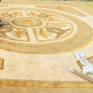 Alfombras de Lana y Tencel de Primera Calidad, Bordadas, Estilo Moderno, Más Vendidas, 9x12, para Hogar, Hotel, Vestíbulo, Entrada, Diseño Simple, Sala de Estar - Product Image 1