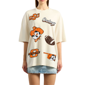 Camiseta de algodón de alta calidad para el Día del Juego para mujer, hecha a medida, cómoda y transpirable, holgada, disponible al por mayor - Product Image 2