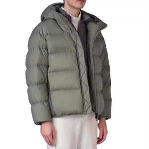 Wholesale Custom Men's Stand Collar Winter <b>Waterproof</b> <b>Padded</b> Bubble <b>Jacket</b> Quilted Outdoor Custom Puffer <b>Jacket</b> Men - Product Image 2
