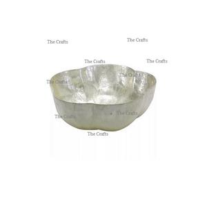 Juego de cuencos de frutas de aluminio de diseño clásico de 2 cuencos de ensalada de chocolates de diferentes tamaños para uso en bodas y fiestas - Product Image 4