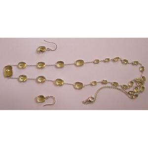 ชุดเครื่องประดับชั้นดีคอลเลกชันมะนาวควอตซ์ - Product Image 1