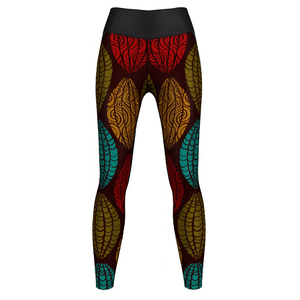 Pantalon de yoga taille haute respirant sans couture pour femmes Leggings à séchage rapide imprimés sublimés vêtements de sport tricotés OEM disponible - Product Image 1