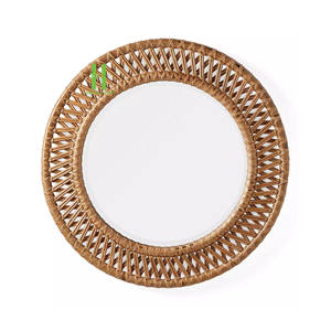 High Quality Best-selling <b>Rattan</b> Mirror Home Decoration Wicker <b>Rattan</b> Wall Hanging Mirror Decorative Vintage Made in Vietnam - Product Image 6